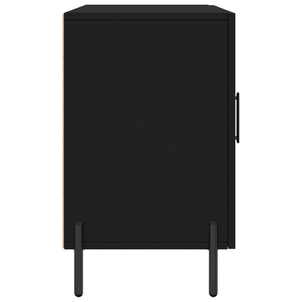 skænk 100x36x60 cm konstrueret træ sort