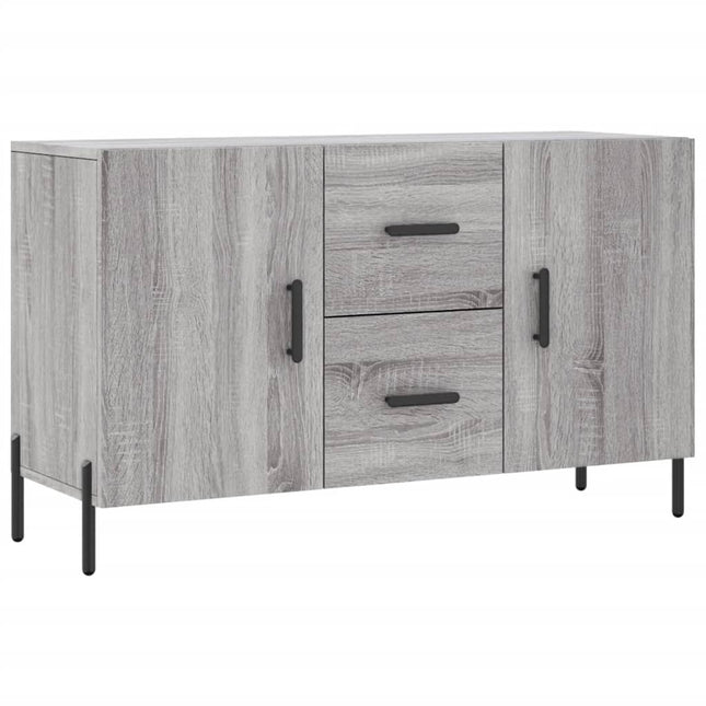 skænk 100x36x60 cm konstrueret træ grå sonoma-eg