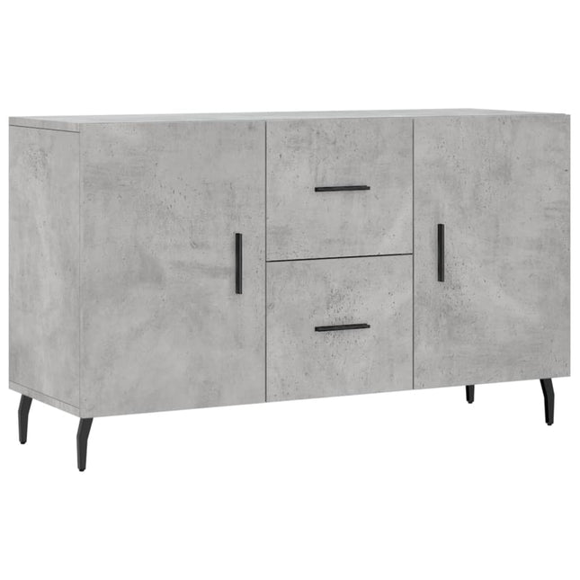 skænk 100x36x60 cm konstrueret træ betongrå
