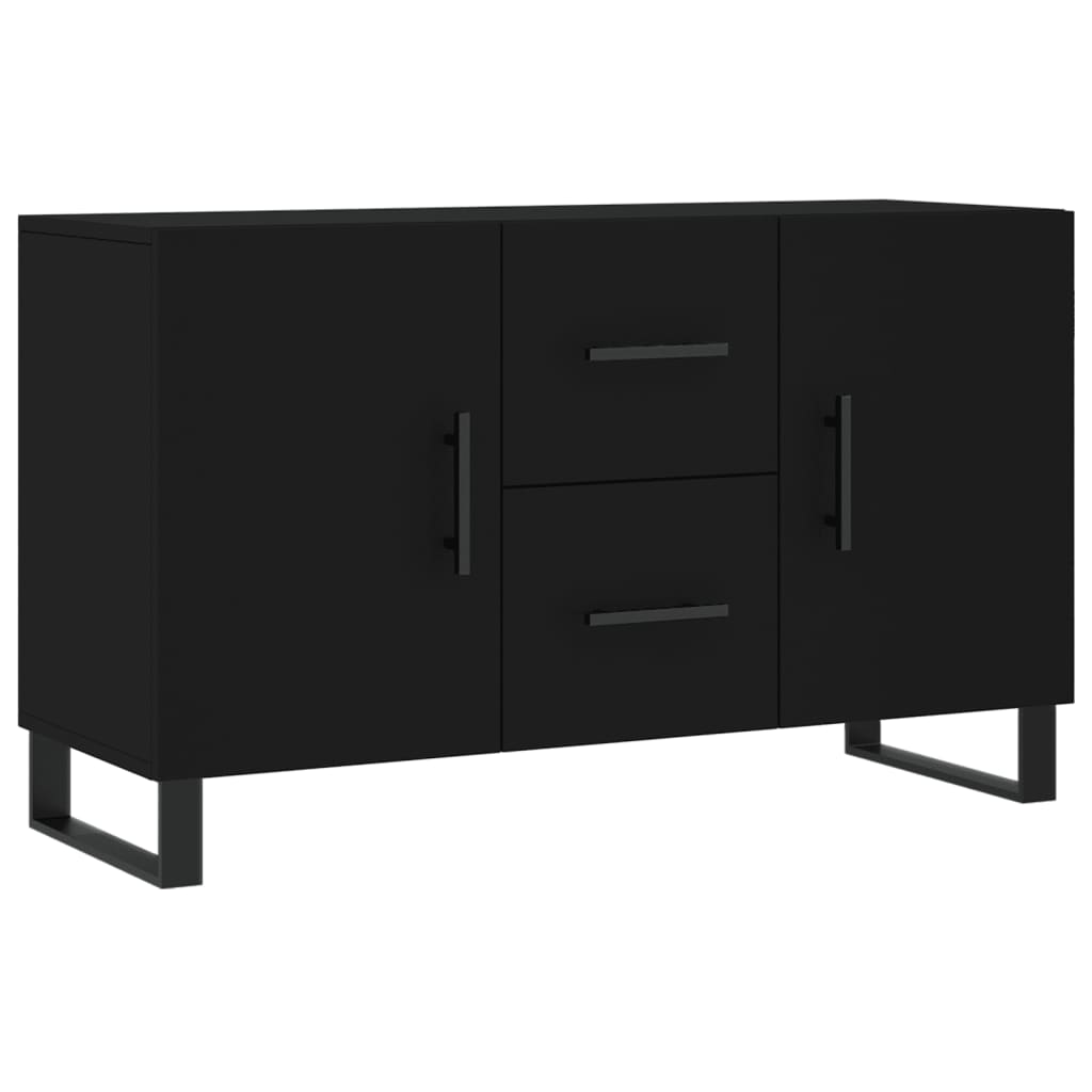 skænk 100x36x60 cm konstrueret træ sort
