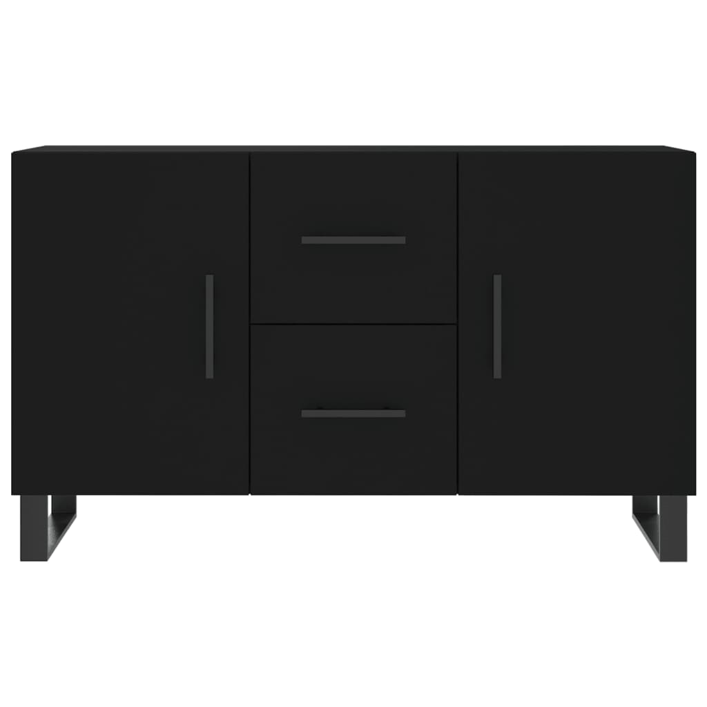 skænk 100x36x60 cm konstrueret træ sort