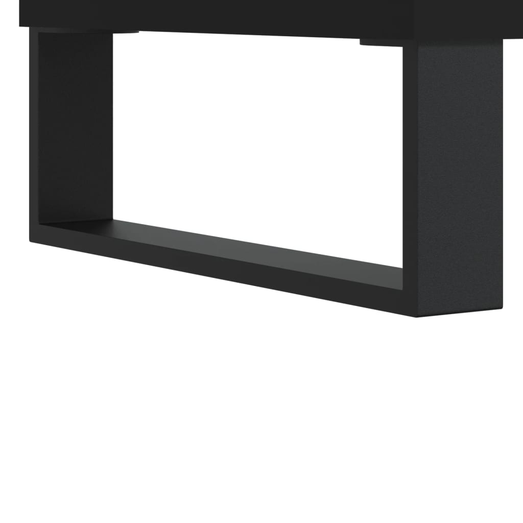 skænk 100x36x60 cm konstrueret træ sort