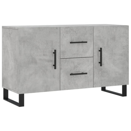 skænk 100x36x60 cm konstrueret træ betongrå