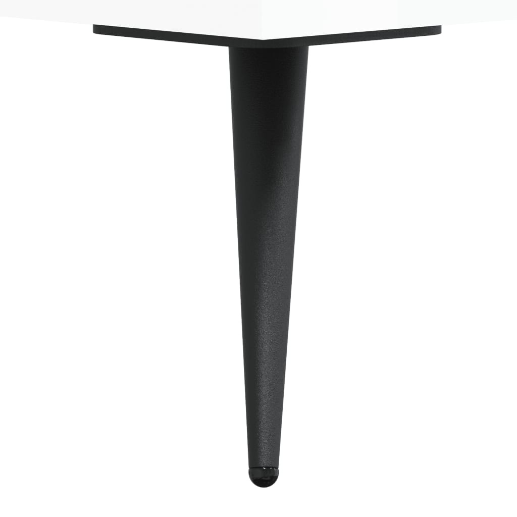 skab 69,5x31x115 cm konstrueret træ hvid højglans