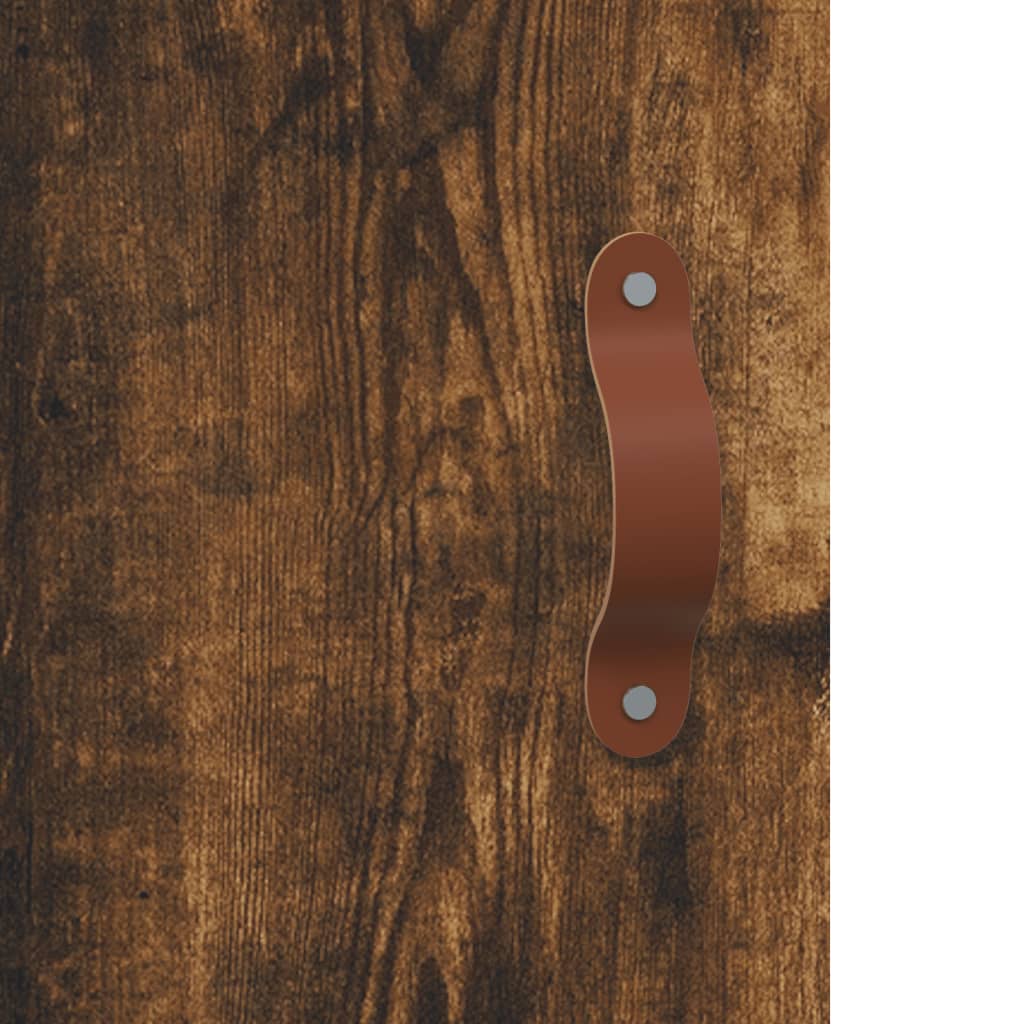 skab 69,5x31x115 cm konstrueret træ røget sonoma-eg