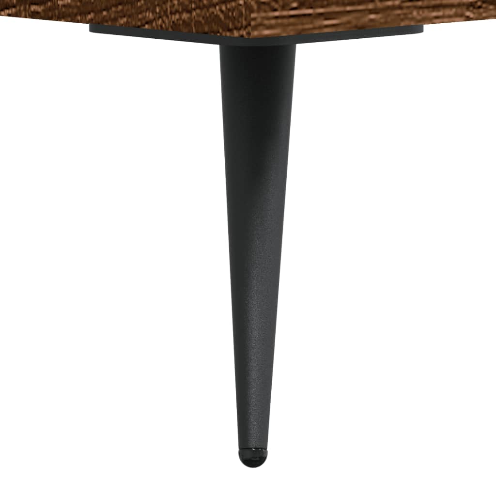 skab 69,5x31x115 cm konstrueret træ brun sonoma-eg