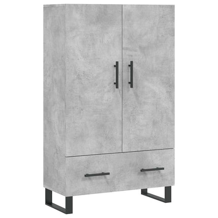 skab 69,5x31x115 cm konstrueret træ betongrå
