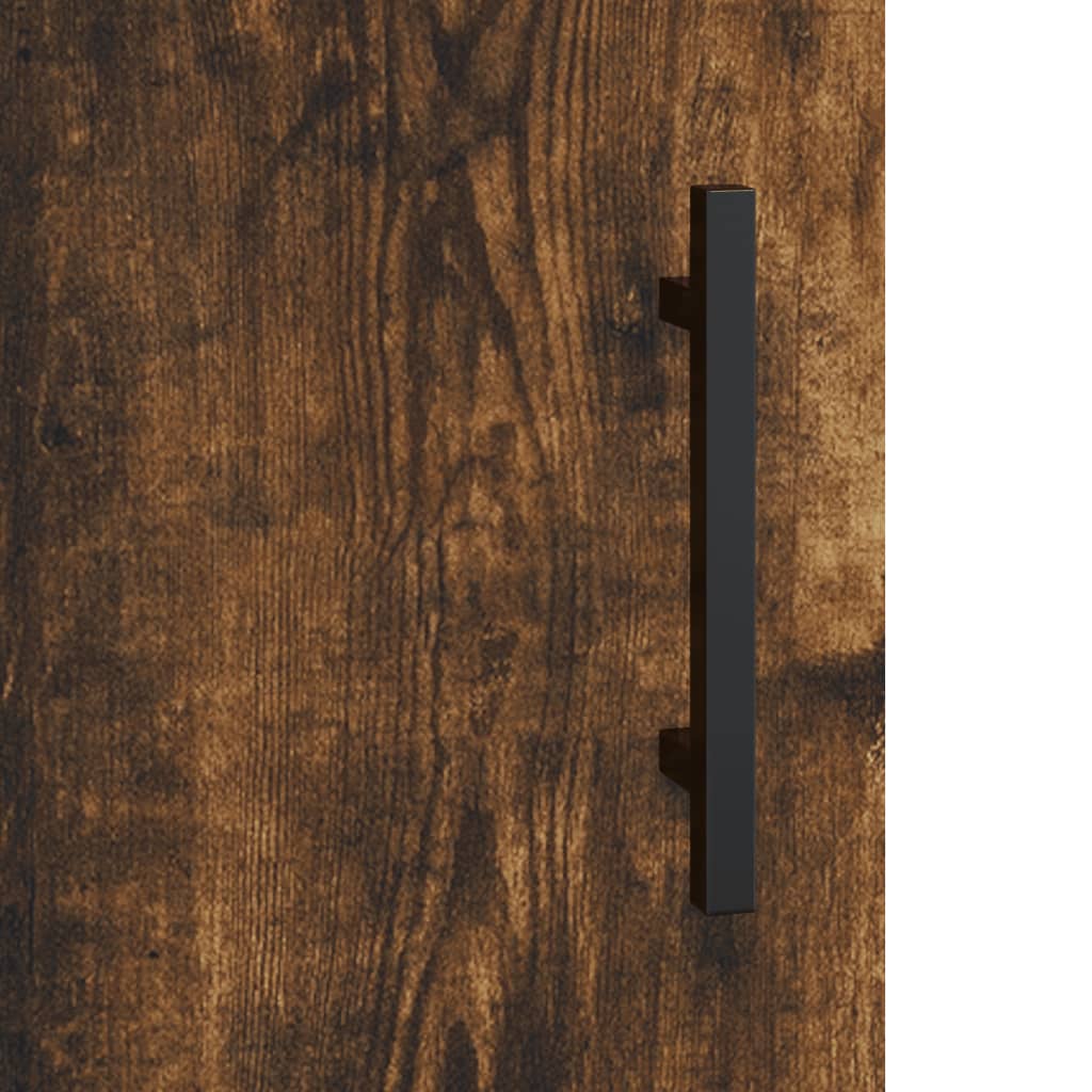 skab 69,5x31x115 cm konstrueret træ røget sonoma-eg