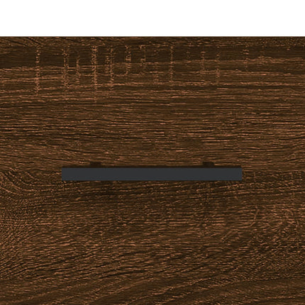 skab 69,5x31x115 cm konstrueret træ brun sonoma-eg