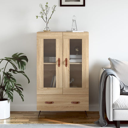 skab 69,5x31x115 cm konstrueret træ sonoma-eg