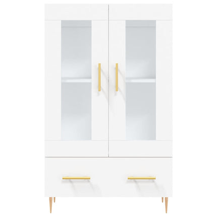 skab 69,5x31x115 cm konstrueret træ hvid