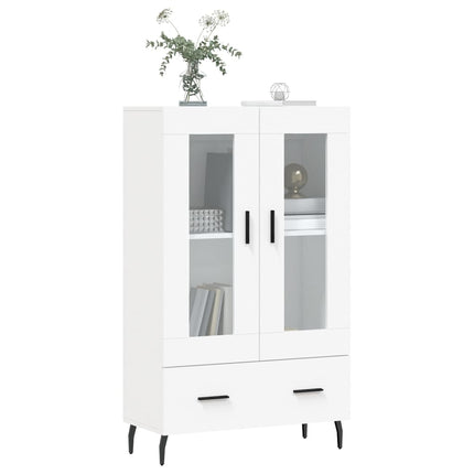 skab 69,5x31x115 cm konstrueret træ hvid