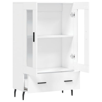 skab 69,5x31x115 cm konstrueret træ hvid