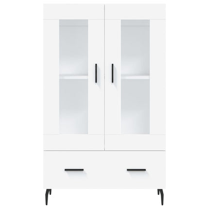 skab 69,5x31x115 cm konstrueret træ hvid
