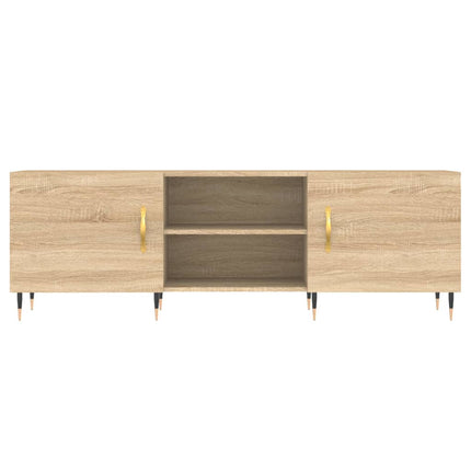tv-bord 150x30x50 cm konstrueret træ sonoma-eg