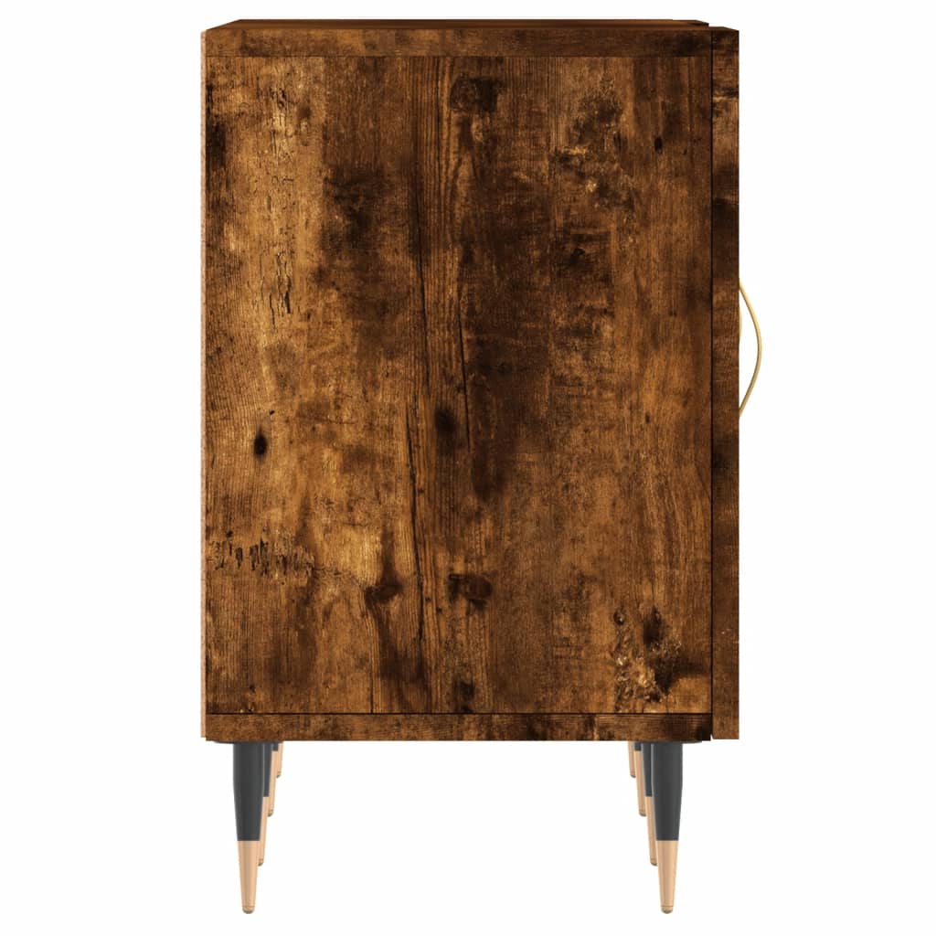 tv-bord 150x30x50 cm konstrueret træ røget egetræsfarve