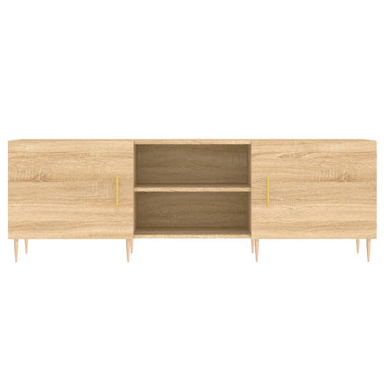 tv-bord 150x30x50 cm konstrueret træ sonoma-eg