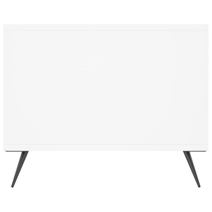 sofabord 102x50x40 cm konstrueret træ hvid