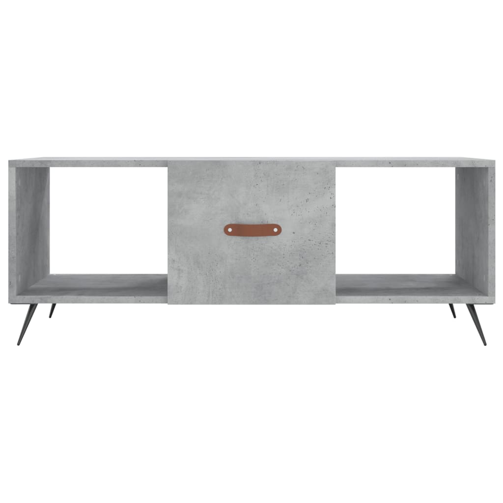 sofabord 102x50x40 cm konstrueret træ betongrå