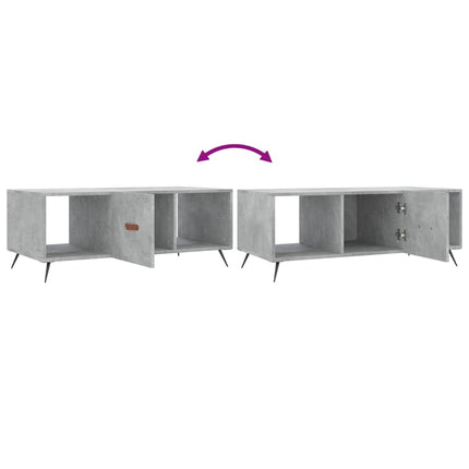 sofabord 102x50x40 cm konstrueret træ betongrå