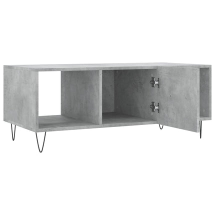 sofabord 102x50x40 cm konstrueret træ betongrå