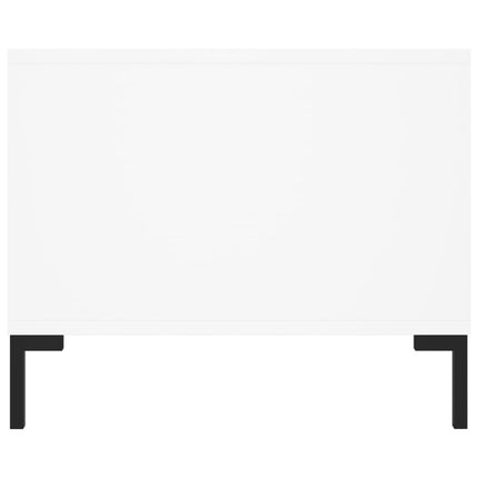 sofabord 102x50x40 cm konstrueret træ hvid