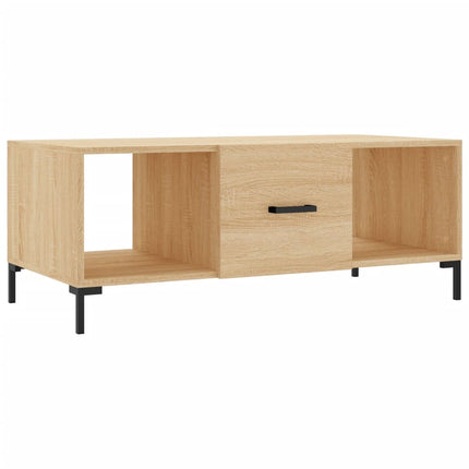sofabord 102x50x40 cm konstrueret træ sonoma-eg