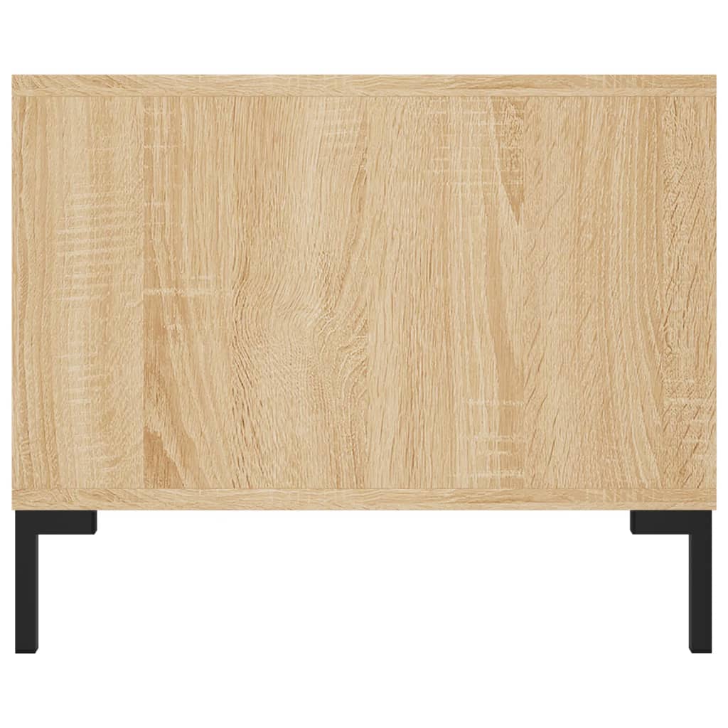 sofabord 102x50x40 cm konstrueret træ sonoma-eg