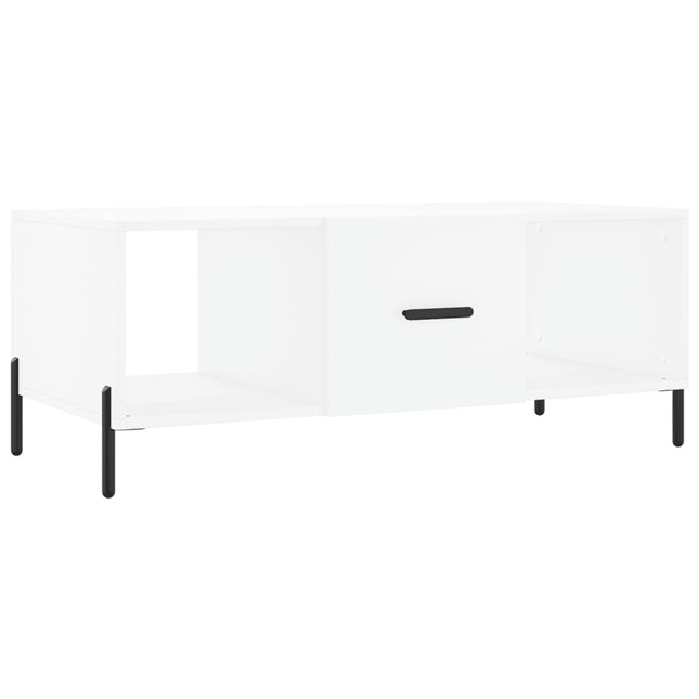 sofabord 102x50x40 cm konstrueret træ hvid