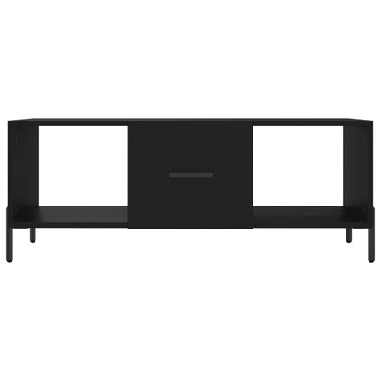 sofabord 102x50x40 cm konstrueret træ sort
