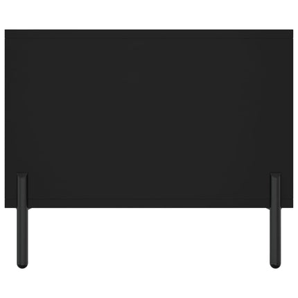 sofabord 102x50x40 cm konstrueret træ sort