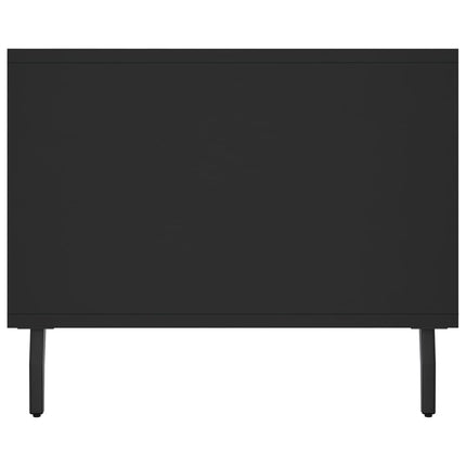 sofabord 102x50x40 cm konstrueret træ sort