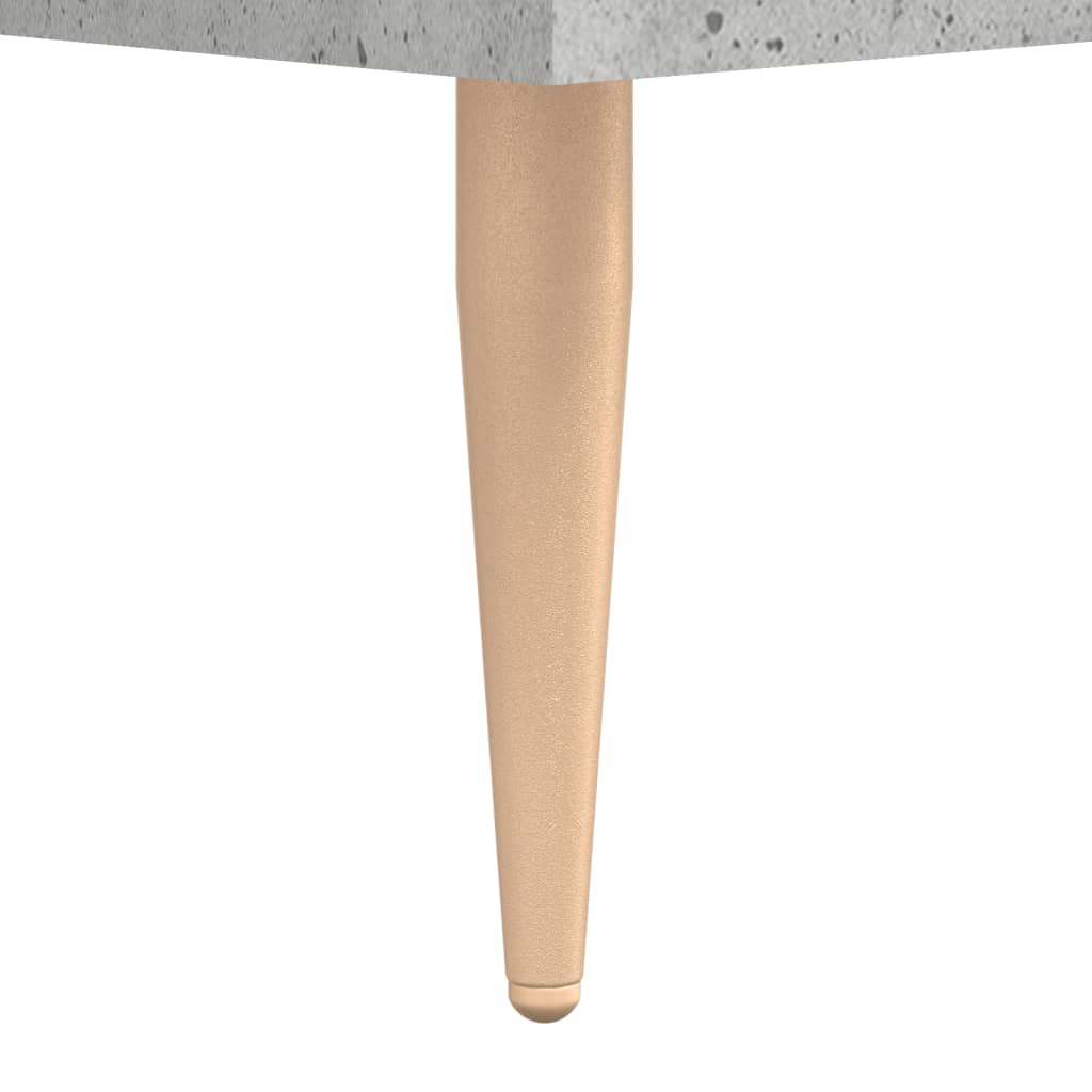 sofaborde 2 stk. 50x50x40 cm konstrueret træ betongrå