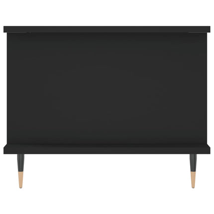 sofabord 90x50x40 cm konstrueret træ sort