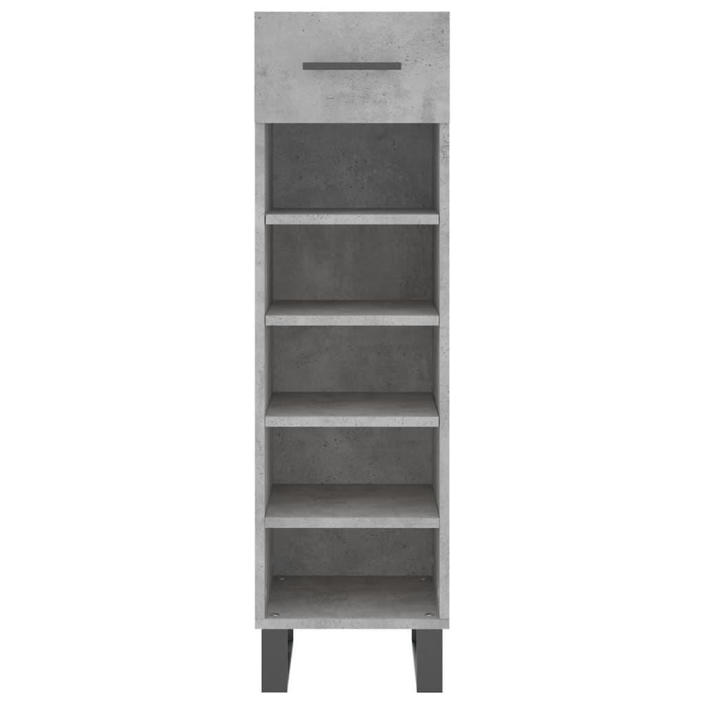 skoreol 30x35x105 cm konstrueret træ betongrå