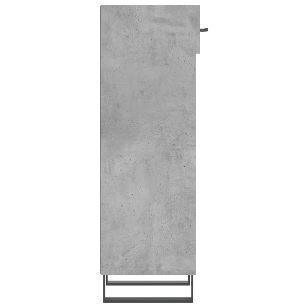 skoreol 30x35x105 cm konstrueret træ betongrå