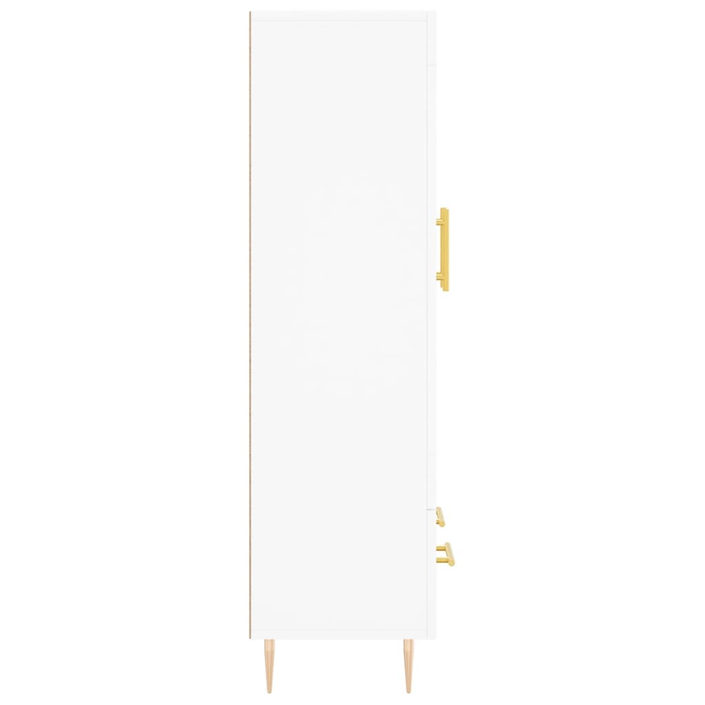skab 69,5x31x115 cm konstrueret træ hvid