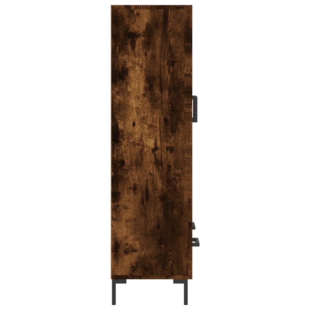 skab 69,5x31x115 cm konstrueret træ røget sonoma-eg