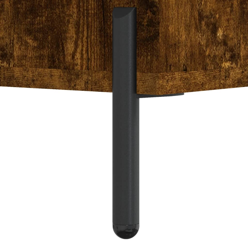 skab 69,5x31x115 cm konstrueret træ røget sonoma-eg