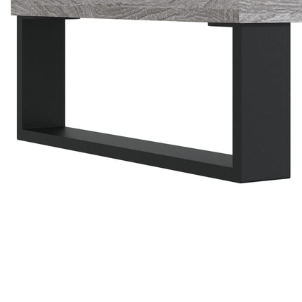 skab 69,5x31x115 cm konstrueret træ grå sonoma-eg