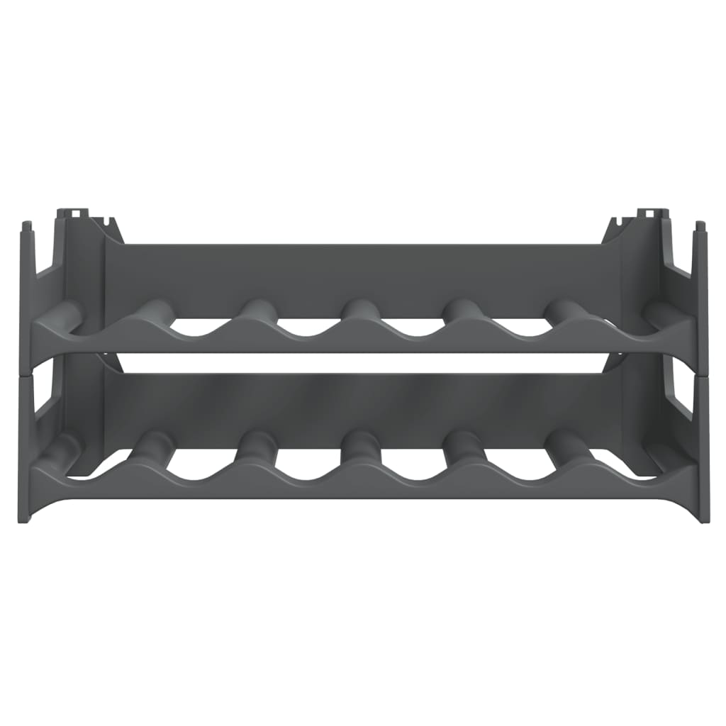 vinreol til 12 flasker stabelbar PP