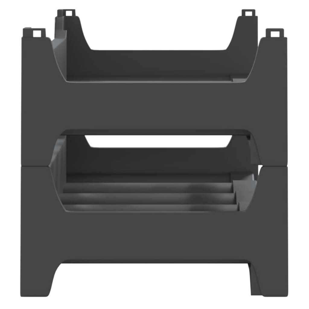 vinreol til 12 flasker stabelbar PP