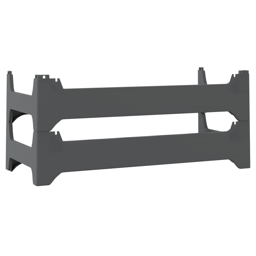 vinreol til 12 flasker stabelbar PP