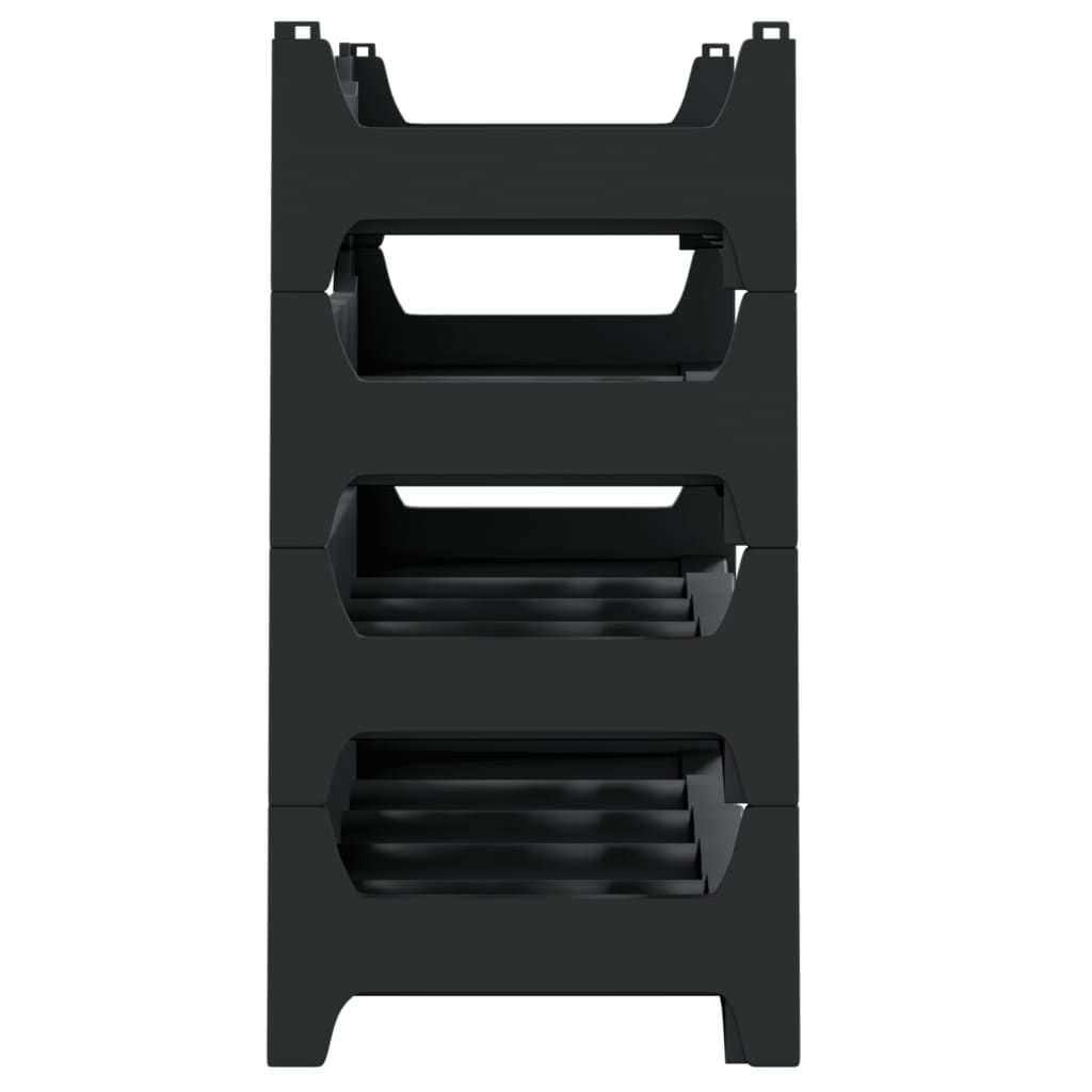 vinreol til 24 flasker stabelbar PP