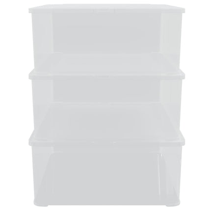plastopbevaringskasser 3 stk. 25 l stabelbare