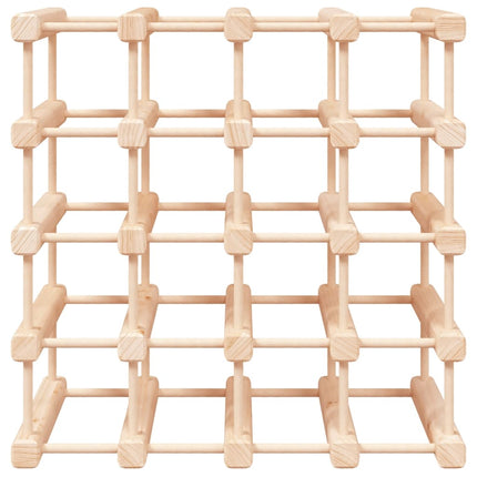 vinreol til 20 flasker 46,5x23x46,5 cm massivt fyrretræ