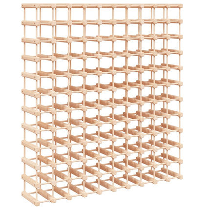 vinreol til 120 flasker 112,5x23x123,5 cm massivt fyrretræ