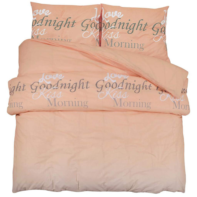 sengetøj 240x220 cm bomuld lyserød