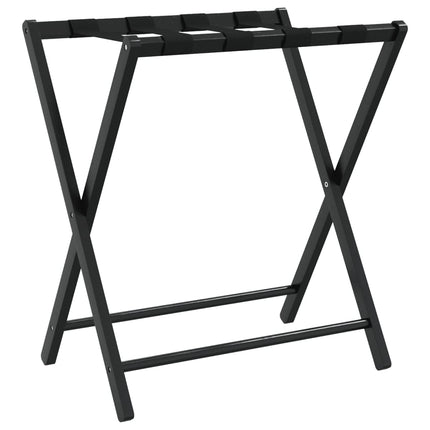 kuffertbænk 68,5x38x58 cm bambus sort