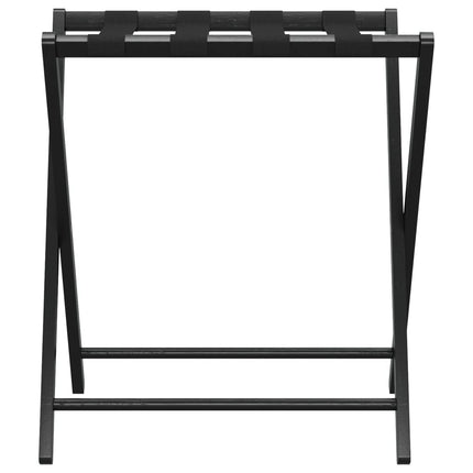 kuffertbænk 68,5x38x58 cm bambus sort